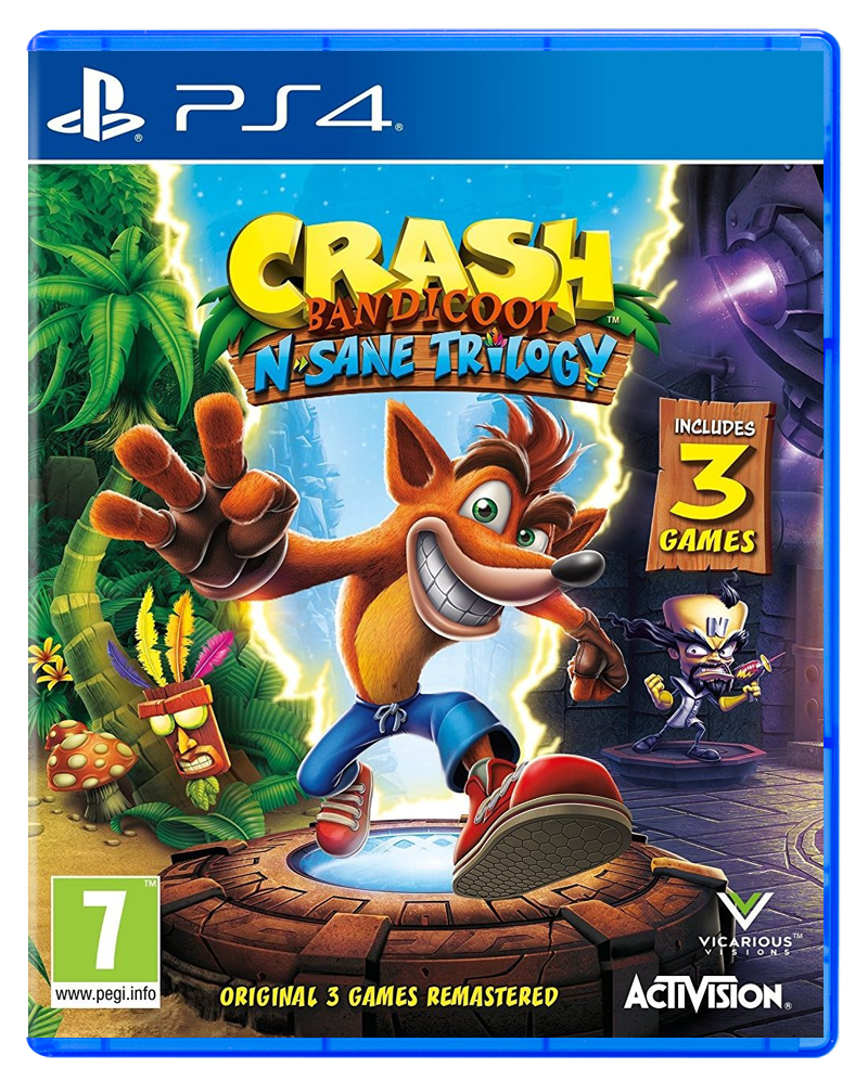 PS4: PS4 mäng Crash Bandicoot..