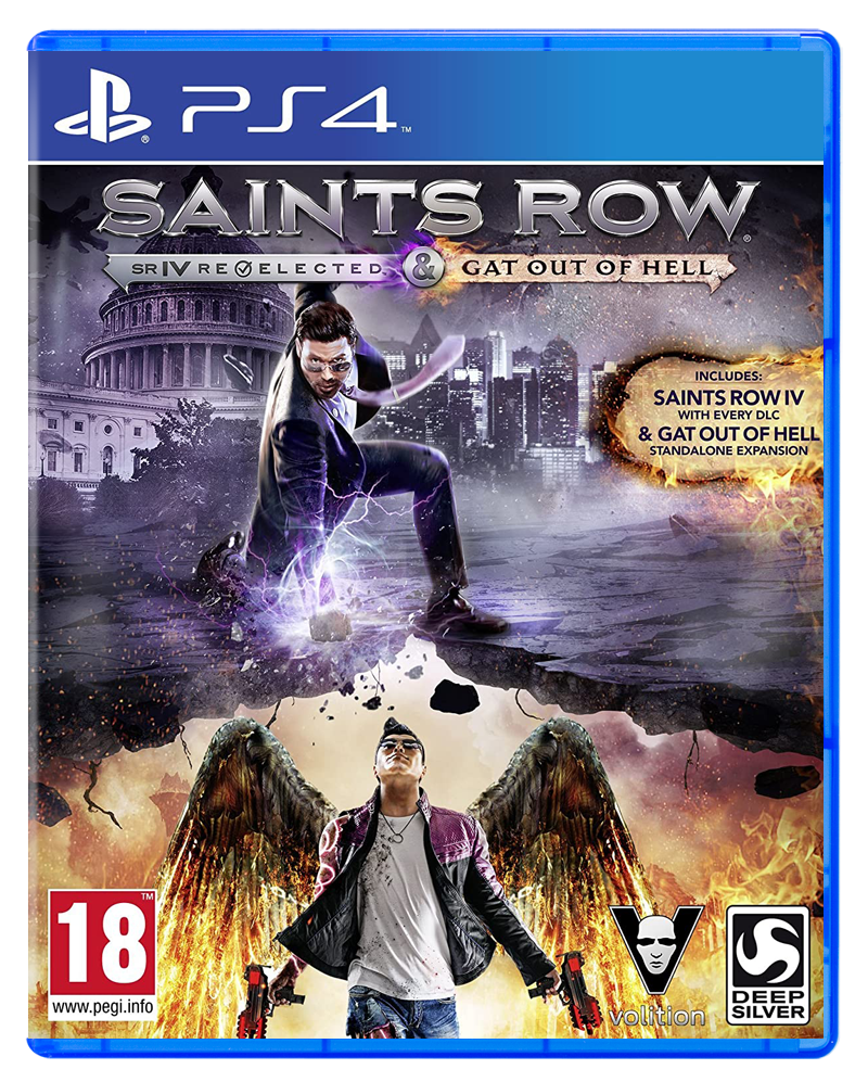 PS4: PS4 mäng Saints Row IV: Re-Elected & Gat Out Of Hell